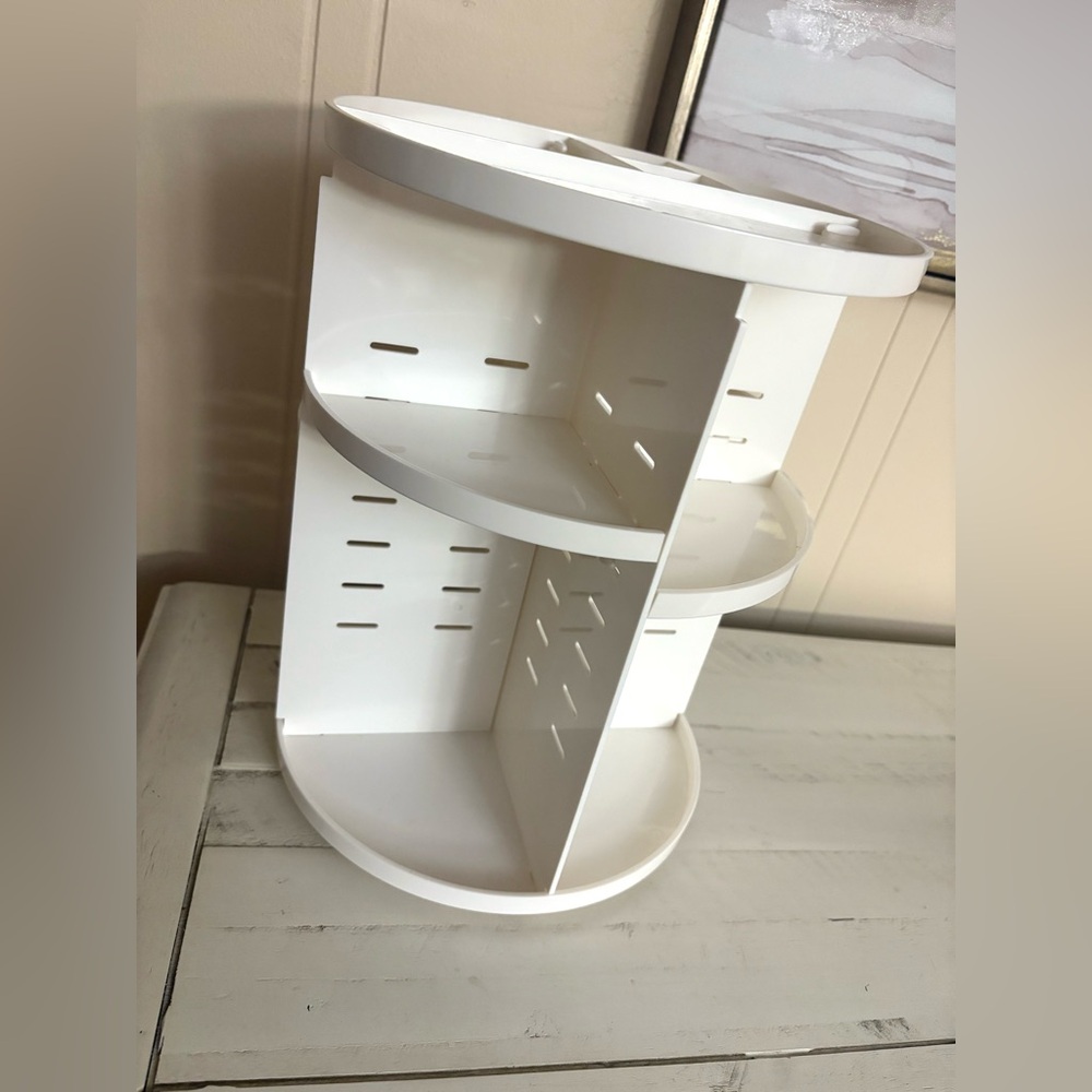 White Rotating Organizer